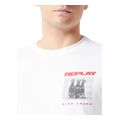 t shirt replay with motorcycle print m6766 00022662 001 leyko l extra photo 2