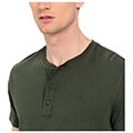 t shirt camel active henley 409474 9t84 91 skoyro prasino extra photo 2