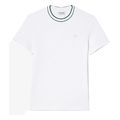 t shirt lacoste pique stripe collar th8174 001 leyko xxl extra photo 4