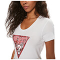 t shirt guess satin triangle w4gi21j1314 leyko extra photo 2