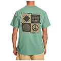 t shirt quiksilver peace phase eqyzt07586 prasino extra photo 1