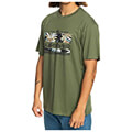 t shirt quiksilver tropical rainbow eqyzt07679 xaki s extra photo 2