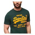 t shirt superdry neon vintage logo m1011922a 27e skoyro prasino extra photo 1