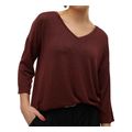 poylober vero moda vmbrianna 3 4 v neck 10291351 mpornto melanze extra photo 2