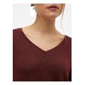 poylober vero moda vmbrianna 3 4 v neck 10291351 mpornto melanze l extra photo 3