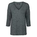 poylober vero moda vmbrianna 3 4 v neck 10291351 prasino melanze xs extra photo 4