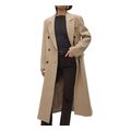 palto vero moda vmedensia long wool 10315484 anoixto kafe melanze l extra photo 3