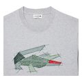 t shirt lacoste crocodile graphic th3603 cca anoixto gkri melanze m extra photo 3