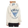 hoodie guess roses triangle w4bq05kby51 krem l extra photo 1