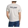 t shirt pepe jeans sam pm509433 913 anoixto gkri melanze extra photo 1