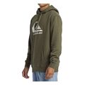 hoodie quiksilver big logo aqyft03356 skoyro prasino extra photo 2