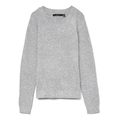 poylober vero moda vmdoffy 10201022 anoixto gkri melanze extra photo 4