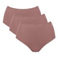 lastex sloggi go daily cotton highwaist 3p kakao extra photo 4