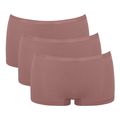 slip sloggi go daily cotton short 3p kakao extra photo 4