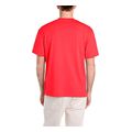 t shirt replay with lettering print m3031 0002660 663 kokkino l extra photo 1