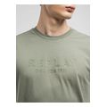 t shirt replay with lettering print m3043 0002660 835 xaki m extra photo 3