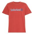 t shirt timberland kennebec river linear logo tb0a5upq eod kokkino l extra photo 4