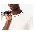 t shirt lacoste pique stripe collar th8174 70v off white extra photo 2