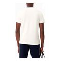 t shirt lacoste pique stripe collar th8174 70v off white l extra photo 1
