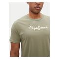 t shirt pepe jeans eggo n basic pm508208 726 prasino l extra photo 2