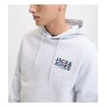 hoodie jack jones jjgeplas 12279119 leyko melanze extra photo 2
