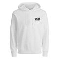 hoodie jack jones jjgeplas 12279119 leyko melanze extra photo 5