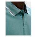 t shirt polo jack jones jjeaustin 12268130 anoixto prasino extra photo 3