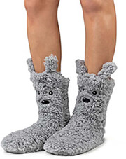 kaltsopantofles cozy sole furry animal grey gkri one size photo