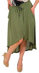 foysta gas mix jersey woven midi xaki m photo