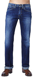 jeans pepe kingston regular me xebammata skoyro mple photo
