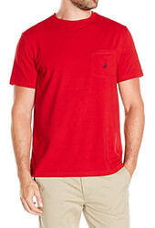 t shirt nautica anchor v41050 kokkino l photo