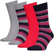 set andrikes kaltses tommy hilfiger th stripe giftbox 482002001 085 kokkino gkri mple 4tmx photo