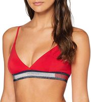 soytien tommy hilfiger colour blocked metallic triangle uw0uw01841 611 kokkino photo