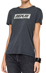 t shirt replay hologram effect print w3310a00022834g anthraki photo