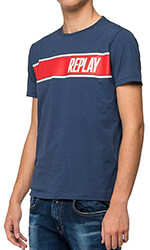 t shirt replay with replay print m3004 0002660 mple photo