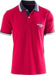 t shirt polo nautica k01100 skoyro kokkino photo