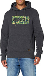 hoodie superdry cl canvas m2010422a anthraki melanze photo