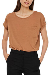 t shirt vero moda vmdava 10243936 kafe s photo