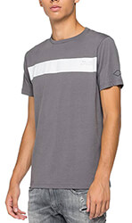 t shirt replay with contrasting stripe m3364 0002660 496 gkri photo