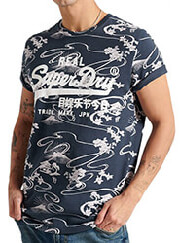 t shirt superdry vl aop m1010999a skoyro mple photo
