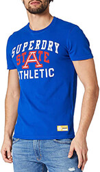 t shirt superdry track field graphic m1011197a mple roya photo