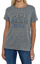 t shirt pepe jeans bibiana pl504817 gkri melanze photo