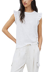 t shirt pepe jeans daisy pl504837 krem photo