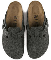 pantofles birkenstock boston 160373 anthraki photo