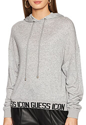 foyter guess clelia hooded w1bp09ka9c0 gkri melanze s photo