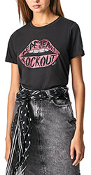 t shirt pepe jeans lips pl505005 mayro photo