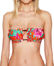bikini top guess string bandeau e2gj34mc04r floral korali photo
