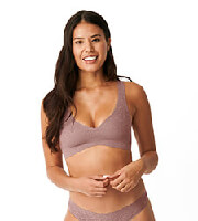 soytien sloggi zero feel lace 20 bralette kakao photo