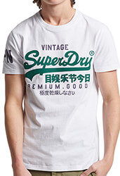 t shirt superdry vitage logo m1011356a leyko xl photo