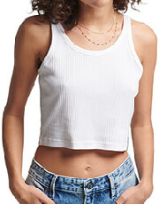 crop top superdry ovin vintage ribbed w6011296a leyko photo